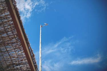 Weather station on the roof of the Middle East office