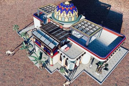 Maison en pisé de première catégorie, indépendante sur le plan énergétique, pour une famille nombreuse
