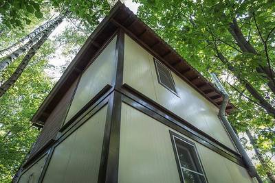 The steel frame provides the structure with increased rigidity