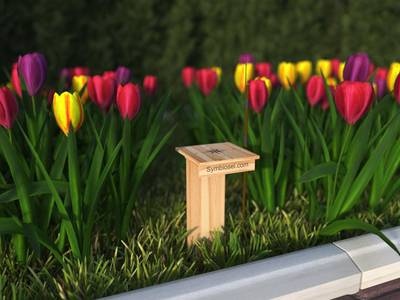 But sometimes a low sensor is the only acceptable option. For example, for a flower bed or alpine slide