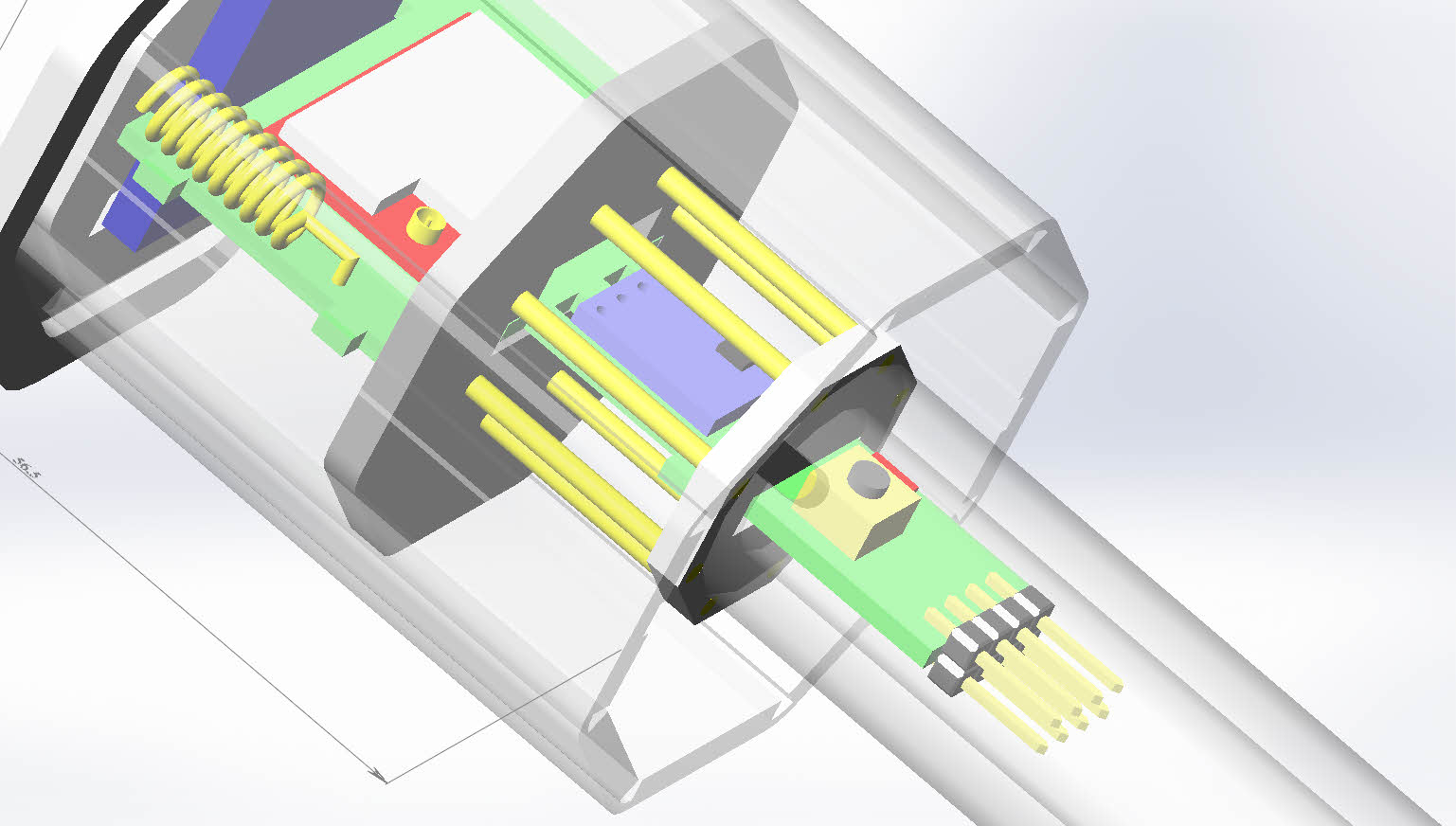 Приборный отсек универсального садового датчика  микроклимата. 2022 год, один из наших первых успешных проектов.